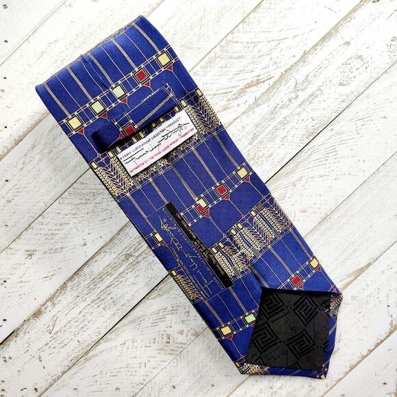 Frank Lloyd Wright Tree Of Life Silk Tie - Picture 4 of 8